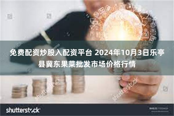 免费配资炒股入配资平台 2024年10月3日乐亭县冀东果菜批发市场价格行情