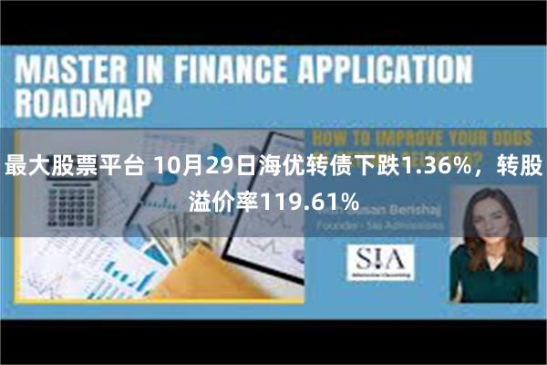 最大股票平台 10月29日海优转债下跌1.36%，转股溢价率119.61%