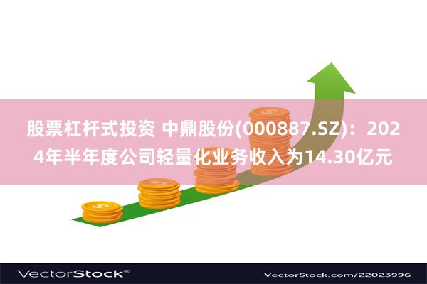 股票杠杆式投资 中鼎股份(000887.SZ)：2024年半年度公司轻量化业务收入为14.30亿元